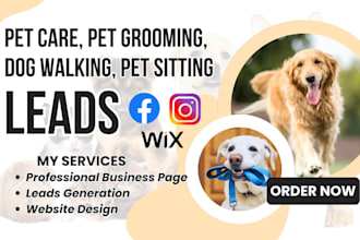 generate pet care leads pet grooming pet care dog training lead generation
