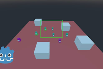 develop a fully functional 2d game in godot engine for you