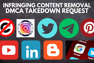 send dmca takedown notice to google,onlyfans,twitter,reddit,instagram, shopify