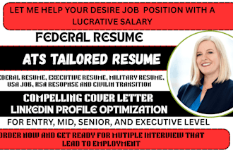 craft ats federal resume for military, government, executive resume, and usajobs