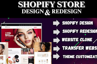 copy  redesign revamp clone shopify store shopify dropshipping shopify website