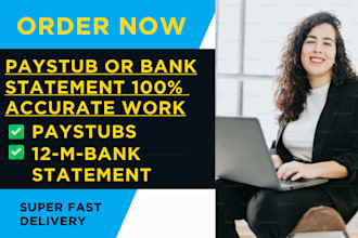 do form w3,w9, paystub, stub, payroll, bank statement and google sheet for you