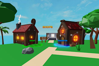 design and develop your complete roblox game scripting 3d models and maps