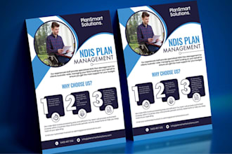 design professional ndis service flyer ndis brochure ngo flyer design same day