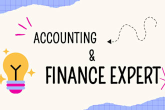do accounting and finance assignment and project task