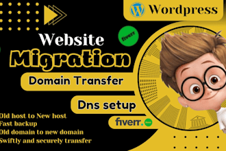 backup, migration, transfer bigo website wordpress in 2 hour