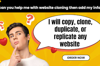 copy, clone, duplicate, or replicate any website