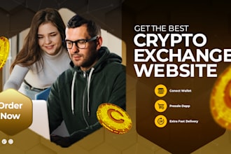 crypto exchnage website, crypto presale dapp, crypto website, nft website
