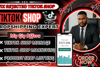 fix and setup tiktok shop, tiktok shop dropshipping, tiktok marketing tiktok ads