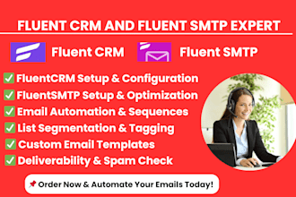 automate your email marketing with fluentcrm and fluentsmtp