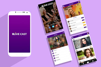 develop live streaming app, web ott platform, live tv and video site