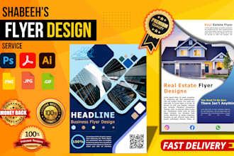 make professional, custom, corporate flyer and brochure design