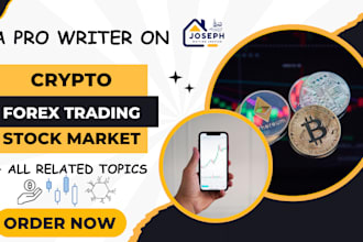 write your crypto, forex trading, stock market ebook