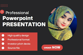 design your premium presentation and pitch deck