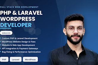 fix bugs and develop php laravel websites
