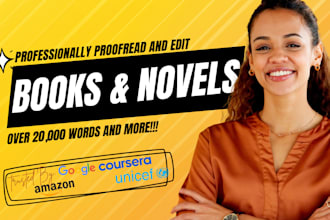 proofread novel essay and  be your book manuscript editor