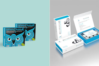 make an amazing logo design and packaging design