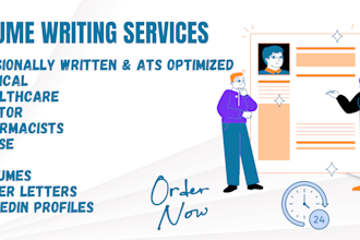 write professional ats optimized physicians, nurses, and healthcare resumes