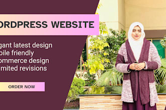 build wordpress website design with responsive web design