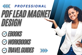 design PDF lead magnet ebook report presentation deck