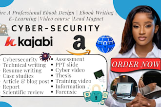 write cyber security cloud computing IT report technical writing amazon KDP book