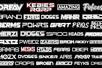 design dj, producer, rap, music, rock, band logo in 24hours