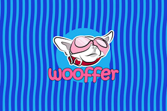 design mascot modern funky logo