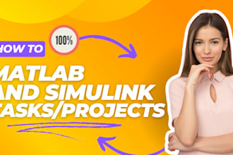 do matlab, simulink and gui based tasks