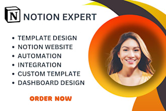 customize advance notion template website notion task management expert