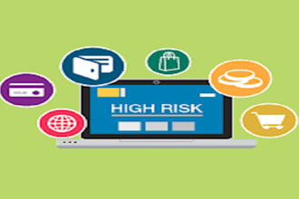 setup high risk 2d, 3d payment processor, payment gateway for you websites