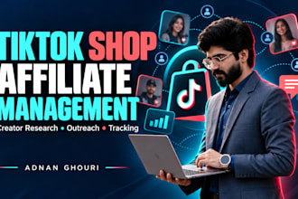 manage tiktok shop affiliate marketing and targeted creator outreach