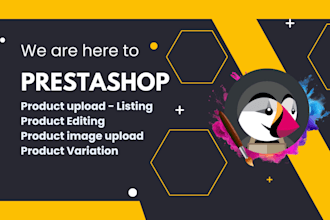 listing , upload , add product to your prestashop store