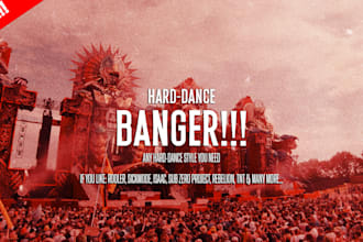 make a professional hardstyle, rawstyle, hard dance song