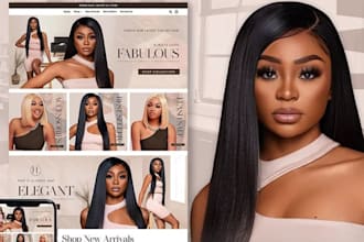 build hair extension shopify store hair salon website wix hair extension website