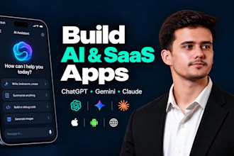 create chatgpt, gemini, claude, open ai app android , ios flutter