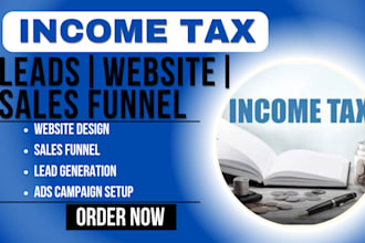 income tax leads finance website income tax website
