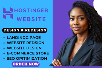 build hostinger website do hostinger website design hostinger website redesign