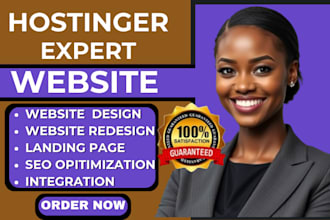 build hostinger website do hostinger website design hostinger website redesign
