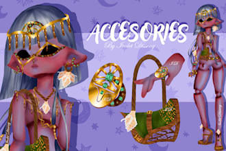 illustration of fashion accessories