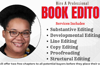 proofread edit sci fi literary fiction short story developmental book editor