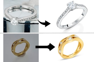 do best jewelry photo editing, retouching, color correction