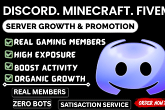 discord promotion, server growth, discord advertising, minecraft promotion