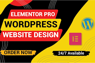 build new clone, revamp wordpress website with elementor pro