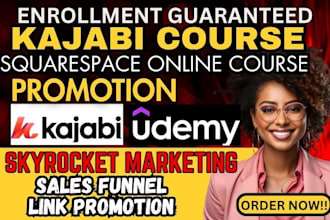 do online kajabi course promotion kajabi sales funnel to get more student