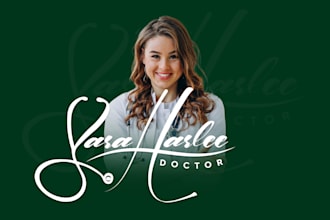 design a personal branding signature logo for you
