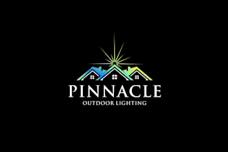 design luxury outdoor lighting company logo