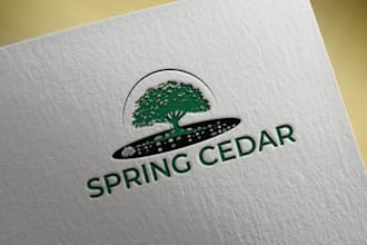 make awesome tree logo design