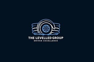make minimal simple driving excellence logo
