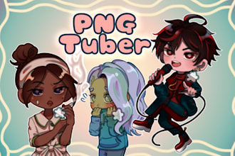 make your chibi png tuber avatar