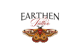 earthen tattoo shop artistic ancient appeal logo